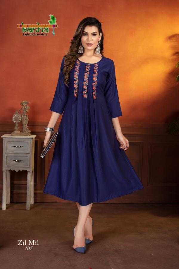 Kanha Zil Mil Fancy Work Designer Exclusive Kurti Collection